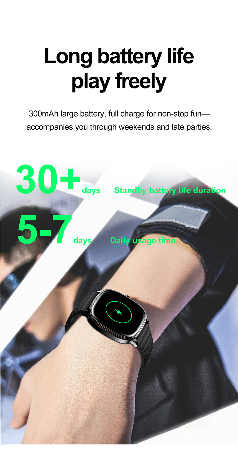 Smartwatch Mit Bluetooth Telefonie Sprachassistent Fitness Tracker_voghion.com
