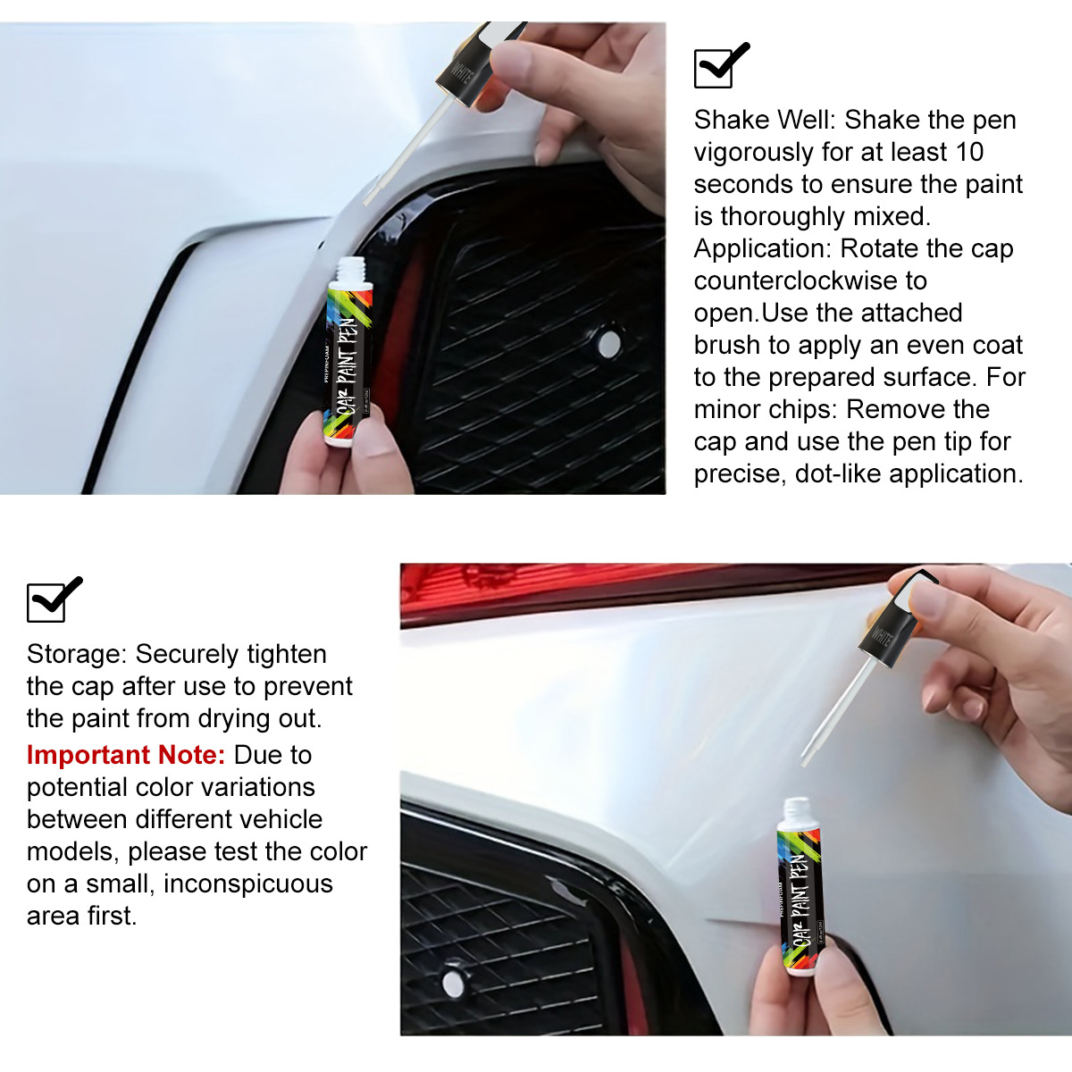 Prepinfoam-P116 Car Touch-Up Pen Cross-Border Special Car Paint Repair and Renovation Scratch Removal Touch-Up Pen
