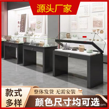 博物馆展览柜展厅陈列柜台企业展厅液压展示柜玻璃烤漆古玩展柜
