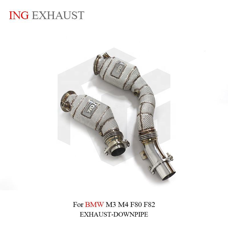 Suitable for BMW M3 M4 F80 F82 S55 3.0T stainless steel catalytic exhaust pipe high performance 2014+