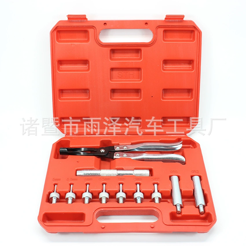 11-компонентный набор инструментов для разборки сальника клапана Клещи для разборки пружины клапана Клещи для извлечения клапана