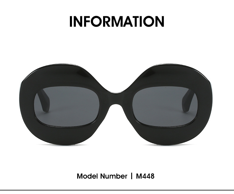 55g Weight Full Frame Glasses Structure Sunglasses Classification PC, UV400 Protection Lens Material Round Frame Glasses Style Daily Occasion Leopard Pattern Unisex Gender Patchwork Design Fashion Style Grey, Black Color Fashion Leopard PC UV400 Protection Round Frame Patchwork Full Frame Women's Sunglasses 1