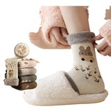 Зимние утепленные носки, бархатные гольфы, средней длины