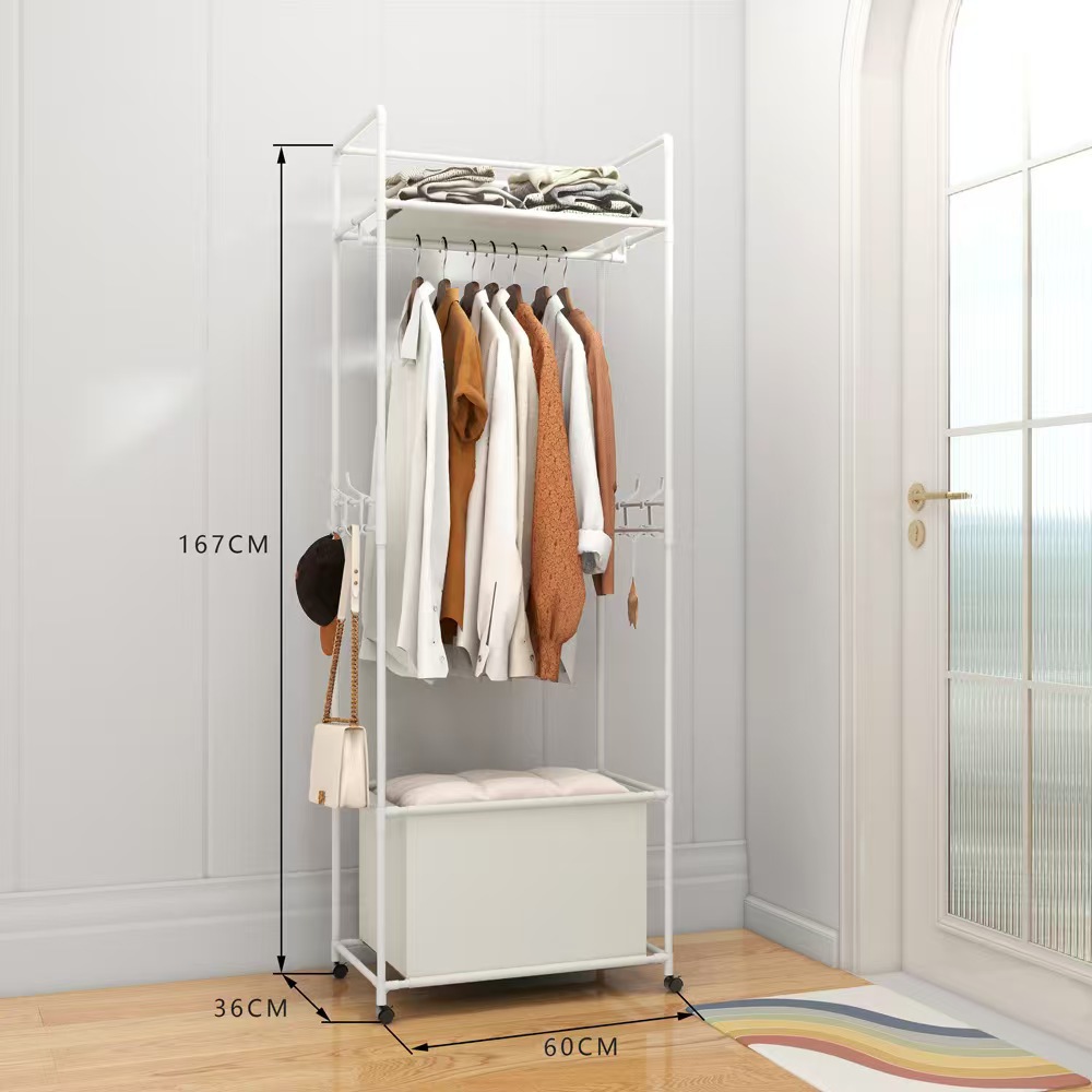 percha de ropa simple percha de ropa multifuncional percha de ropa móvil de almacenamiento percha de ropa percha de piso percha de ropa percha de almacenamiento percha de ropa percha