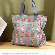 休闲大包单肩包女大容量轻便妈妈2025新款时尚尼龙印花女包手提包