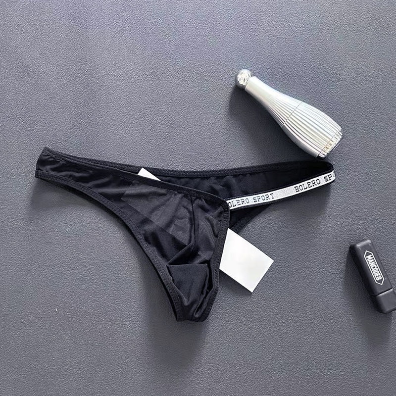 Men's Underwear with a Playful Style, Personalized Mesh, Transparent and Breathable Briefs, See-Through Side Mermaid Line Briefs 8885