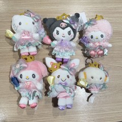 心意绽放挂件仙女棒皇冠库洛米小羊美乐蒂猫咪毛绒公仔少女包挂饰