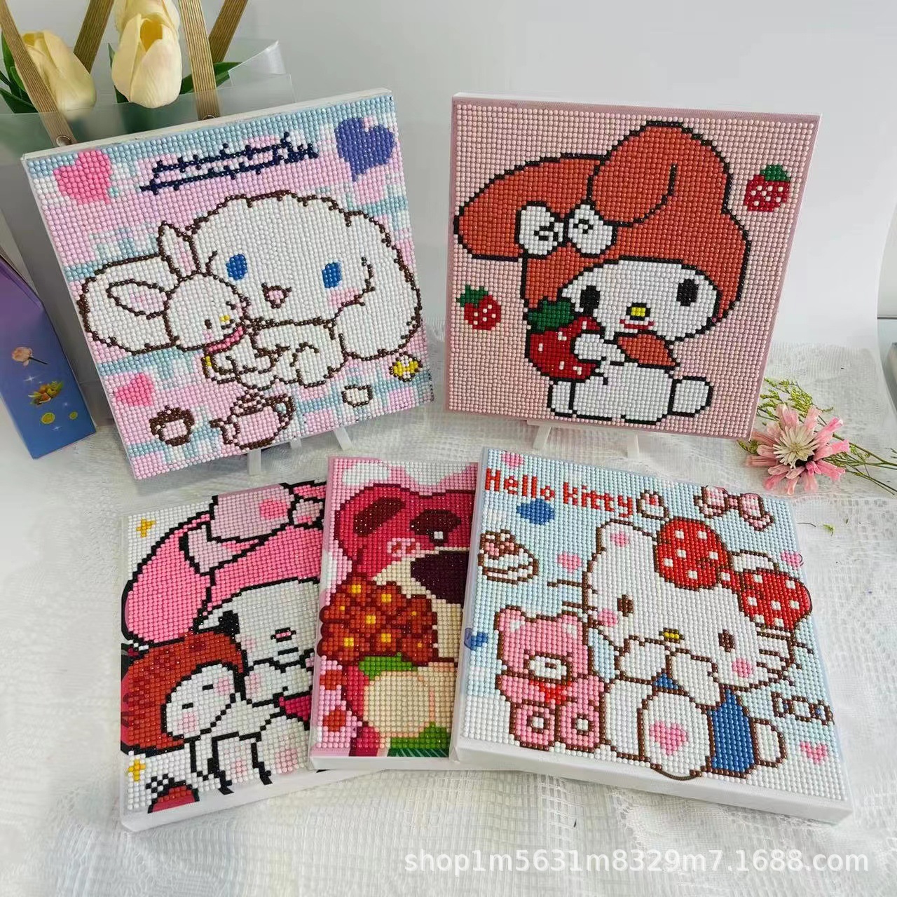 Kulomi Diamond painting with frame diy children handmade diamond painting material bag creative Diamond stickers wholesale