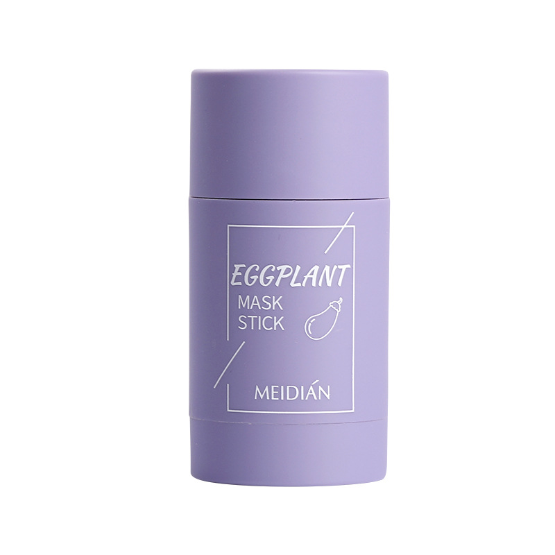 Meidian Green Tea Hydrating Oil Control Cleansing Acne Solid Mask Eggplant Deep Cleansing Pore Stick_voghion.com