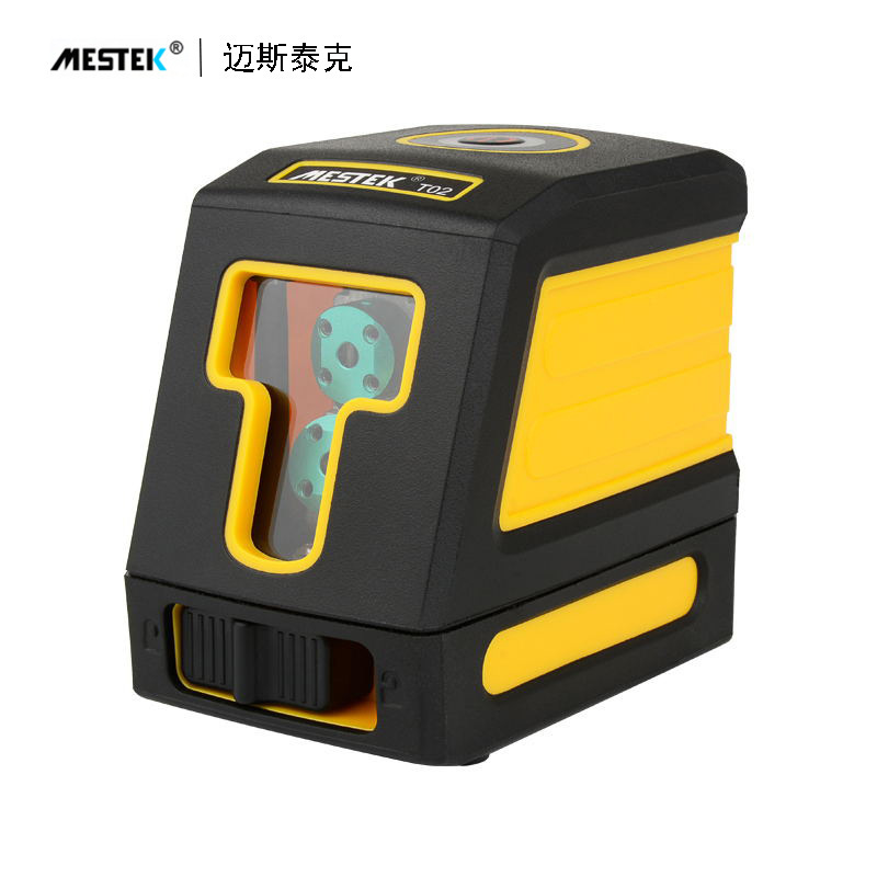 MESTEK便携式高精度绿强光水准仪垂直出线自动调节激光投线仪T02