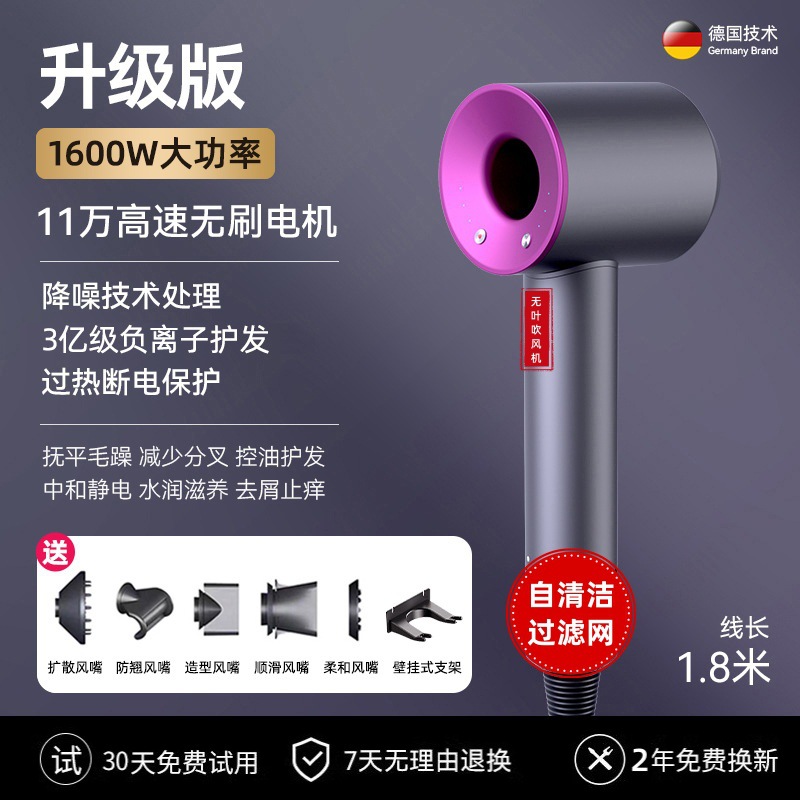 Chaimai Electric Hair Dryer Household Negative Ion Hair Care Quick Drying Big Wind Dormitory Student Silent Wind Dryer Huaqiang North