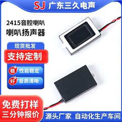 2415腔体喇叭智能门锁医疗检测设备语音提醒正出音扬声器立体声