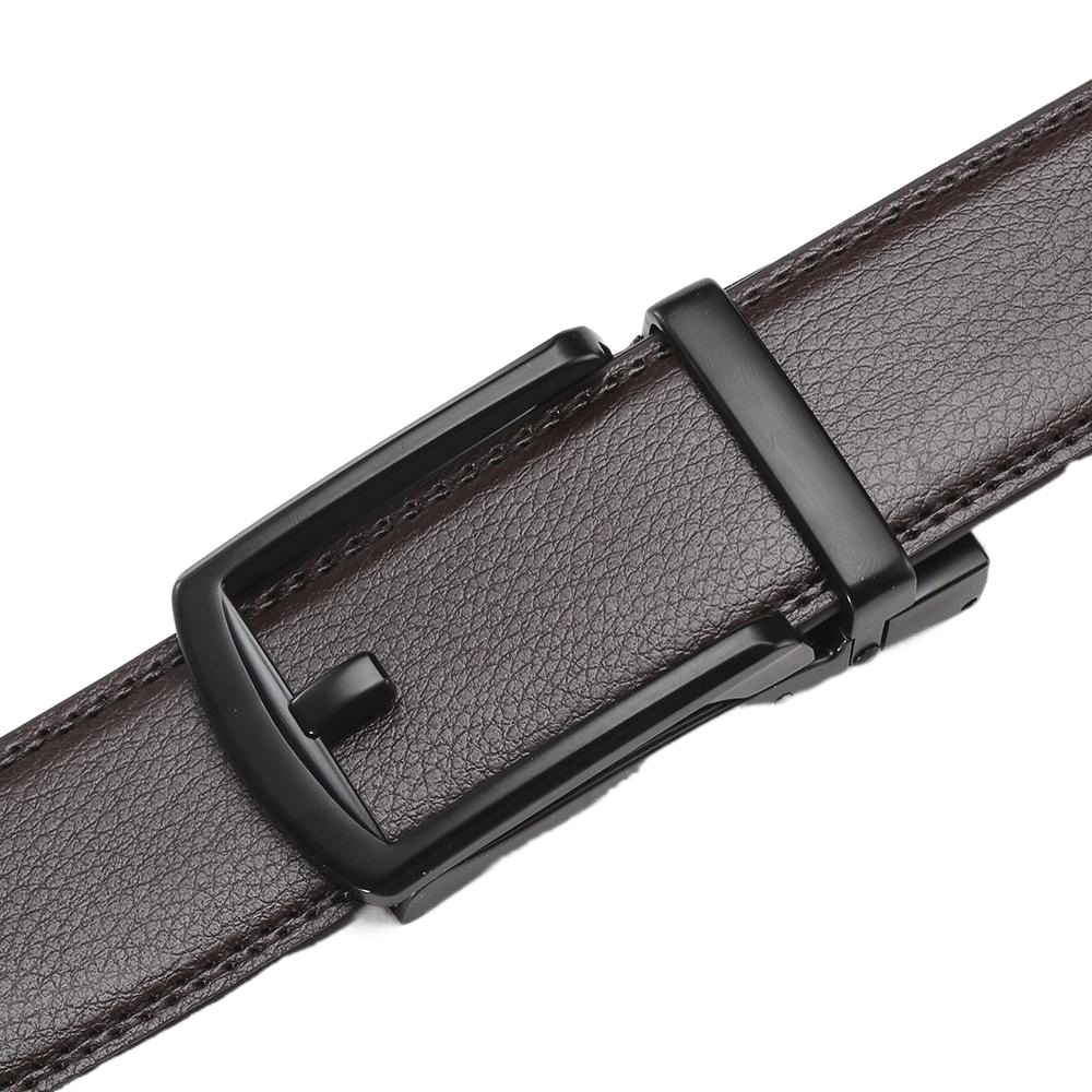【卸売】本革ベルト メンズ オートロック式ベルト 牛革ベルト 男性用ベルト フェイクピンバックルベルト