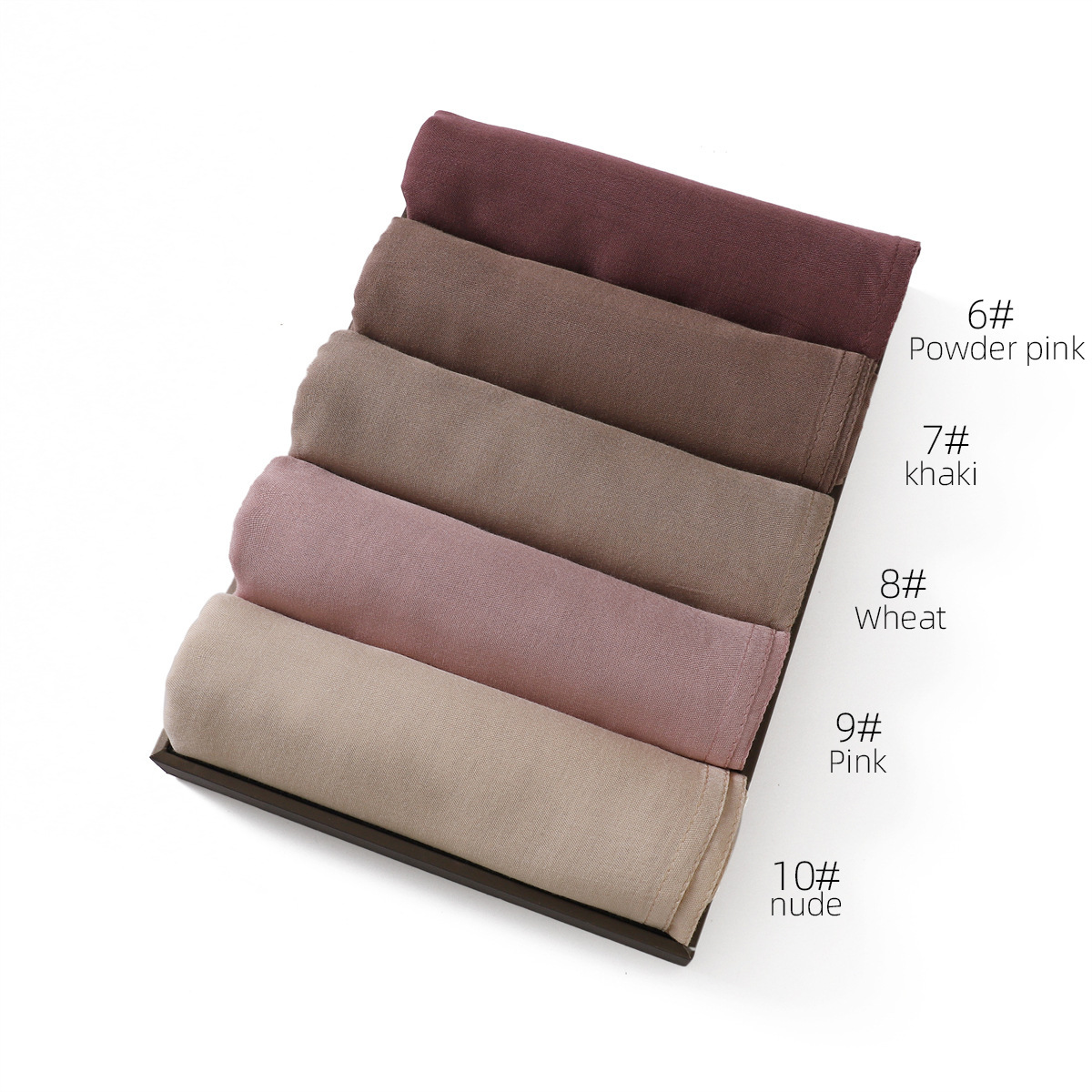 Soft Viscose Cotton Solid Color Scarf Fashion Wide Edge Thin Hijabs High Quality Headscarf Long Shawls for Muslim Woman