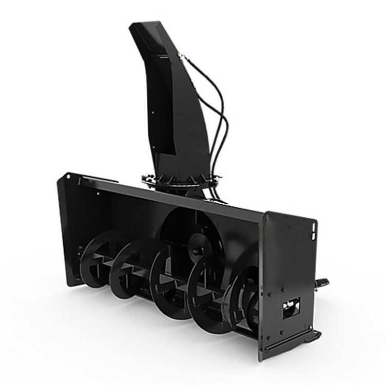 挖机属具改装液压刨雪机 多功能滚筒式扫雪机 挖掘机马路公路抛雪