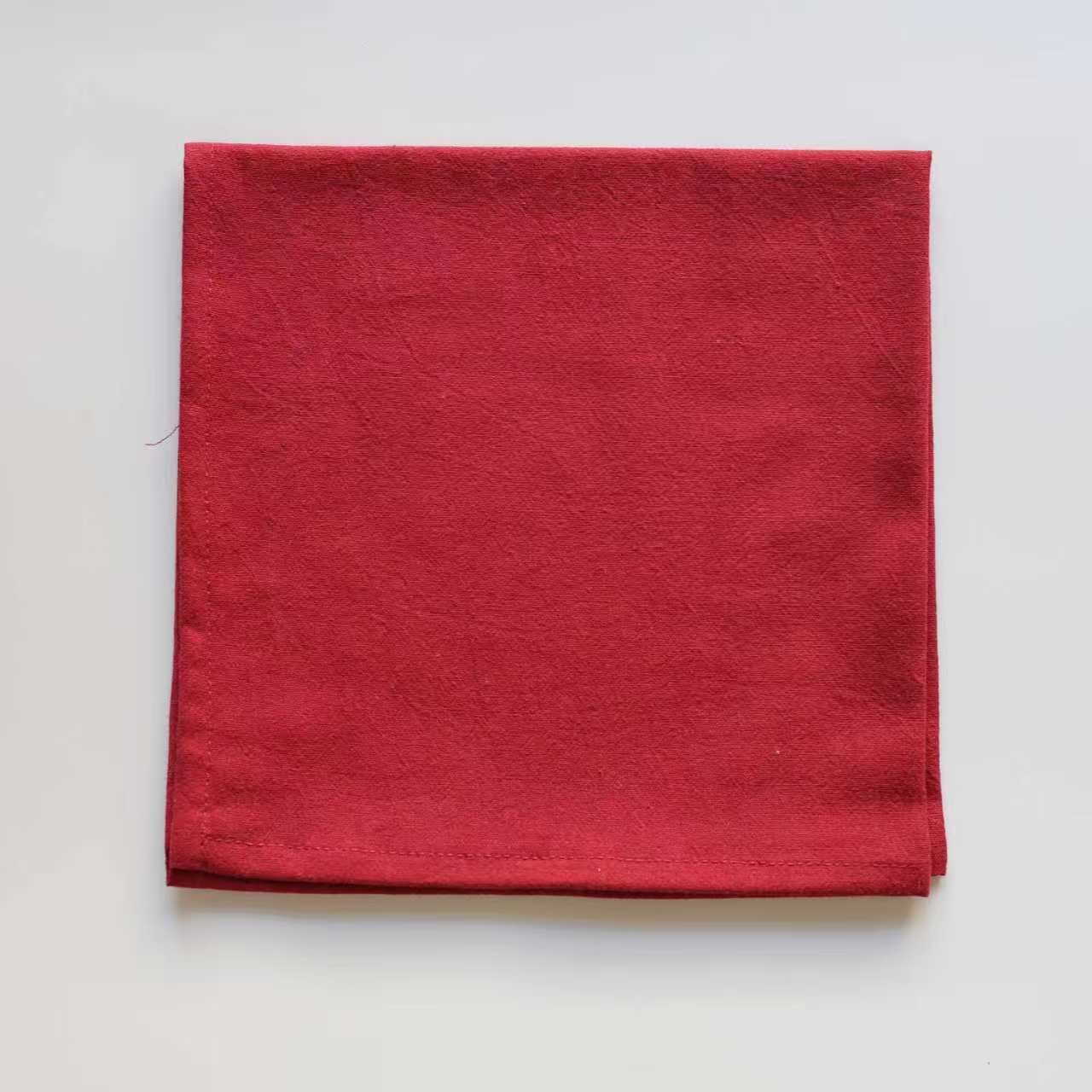 Servilleta Amazon transfronteriza boca paño fiesta vacaciones decoración ins occidental mantel algodón Lino comida tiro fondo