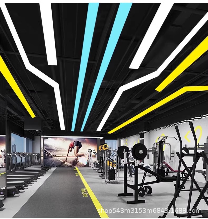 Lámpara de la ciudad de juegos de forma extraña lámpara de módulo de Internet bar de deportes electrónicos parque de juegos bar KTV centro comercial sala de billar lámpara de la sala