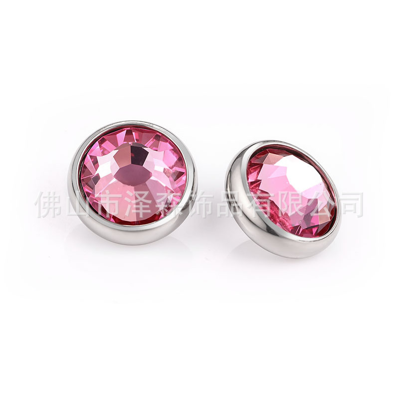 F136 Titanium Alloy Inlaid Czech Diamond Tongue Nail Lip Ear Piercing Jewelry detail image 7