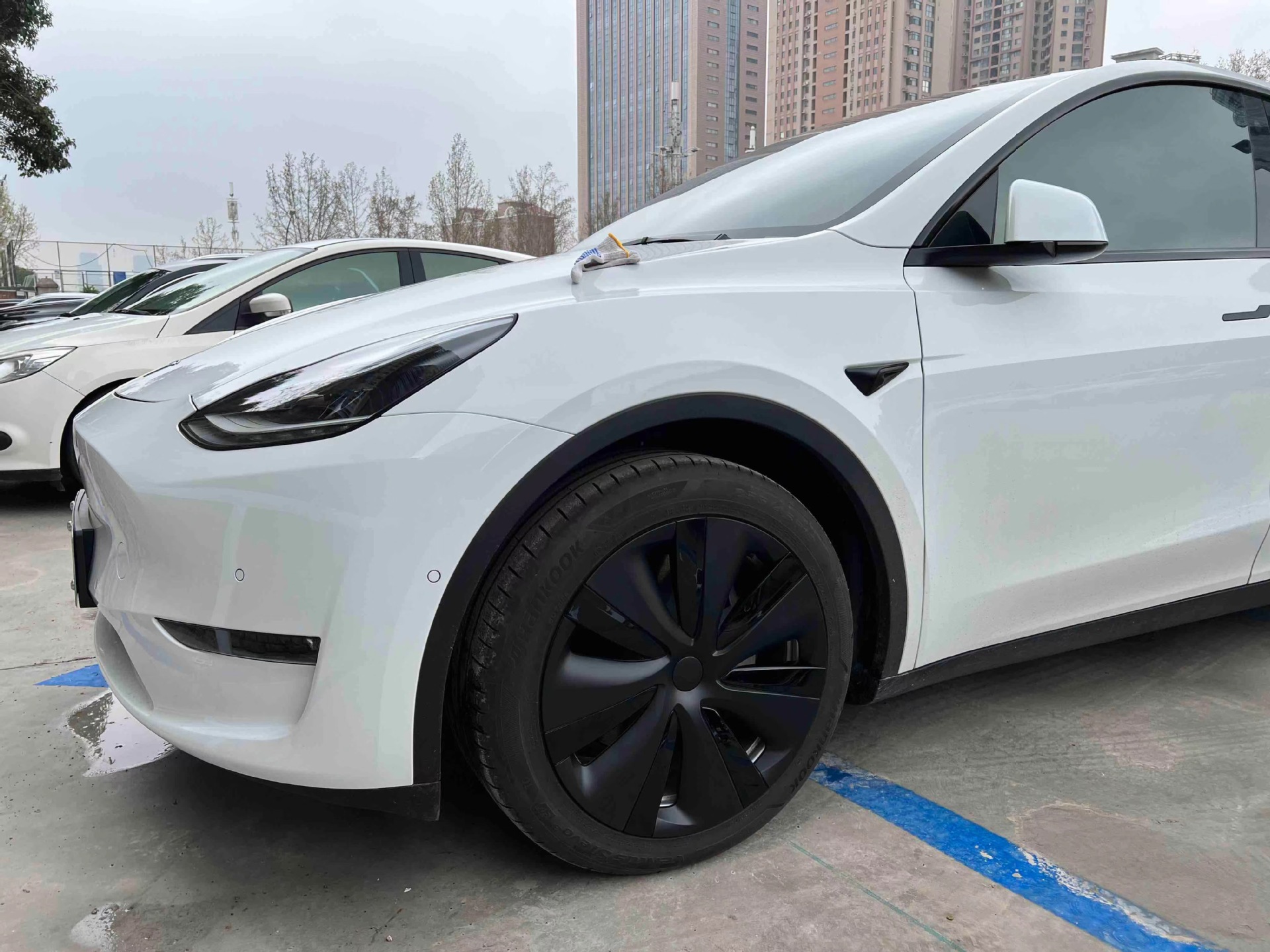Applicable to Tesla ModelY storm wheel hub cover 19-inch original car S wheel hub cover anti-scratch exterior decoration modification