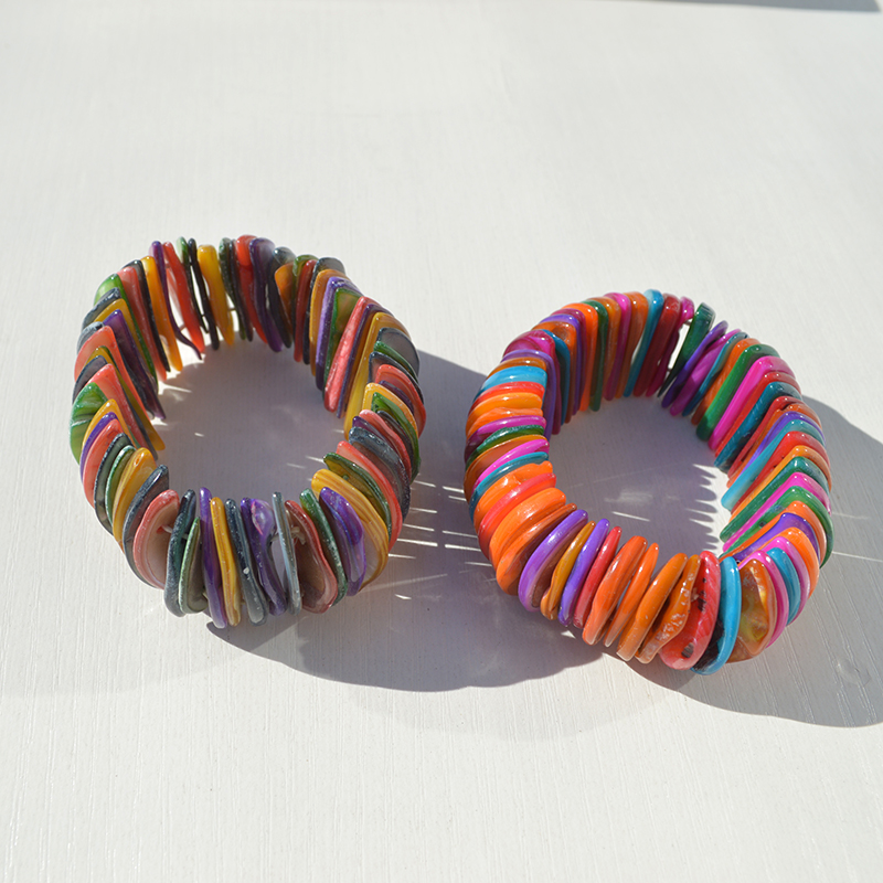 Conchas naturales pulsera caracoles collar diy joyas de chicas hechas a mano puestos de mercado nocturno regalos características pulseras