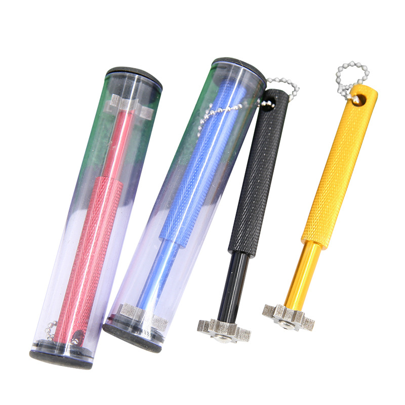 Cross-border Golf cabeza varilla limpiador superficie suministros de limpieza ranura Herramientas de limpieza Flor del ciruelo cuchillo tipo de fábrica al por mayor