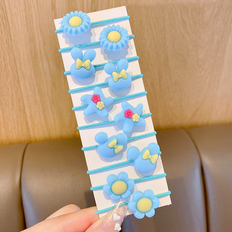 2022 nueva cuerda de pelo bebé corbata anillo de pelo tocado