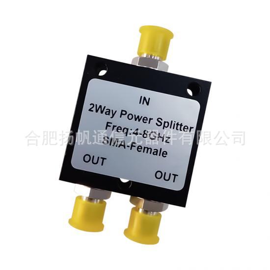 4-8GHz 20W 低插损 Low VSWR 2路功率分配器 适用于2G 4G 5G