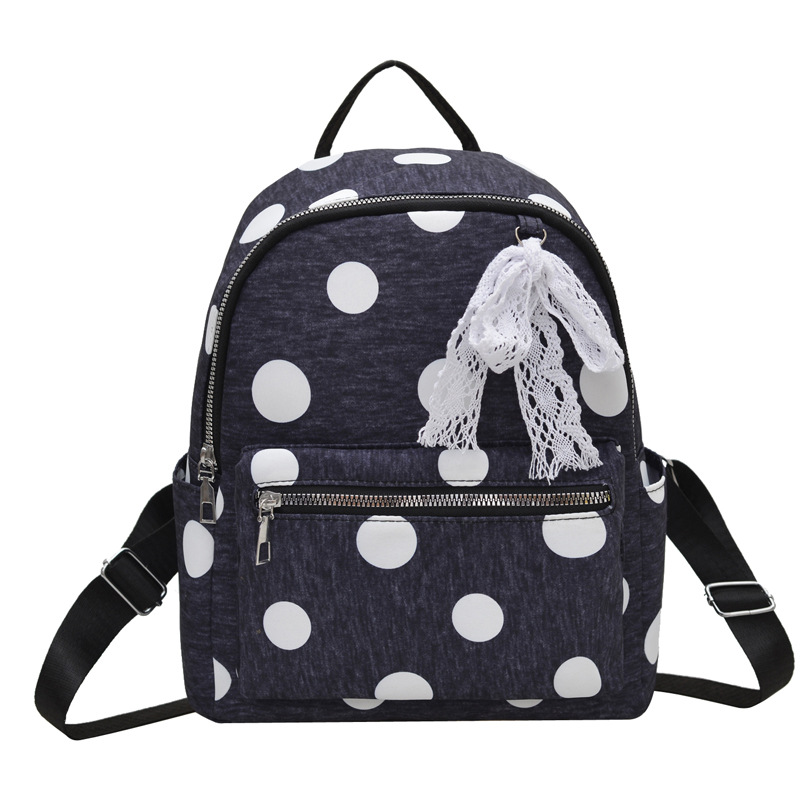 Mochila de viaje casual de moda de gran onda para estudiantes de clase, gran capacidad de personalidad, bolso de mujer simple al aire libre