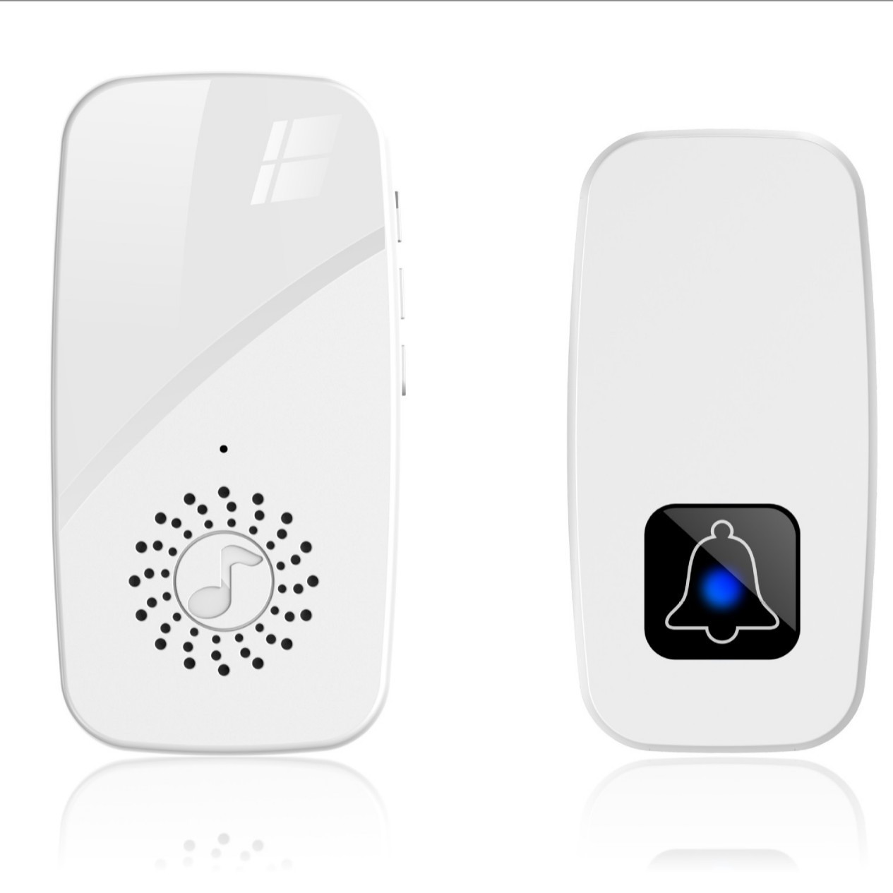 Anti-Theft Doorbell Adjustable Volume Elderly Ding Dong Call Device Wireless Multiple Tune Selection Smart Home Door_voghion.com