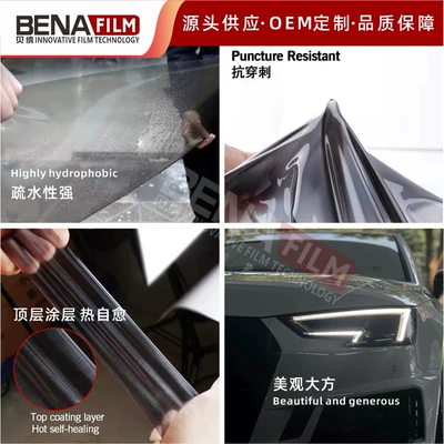 Headlight Protective Film, Blackened Color-Changing, Car headlight protective film