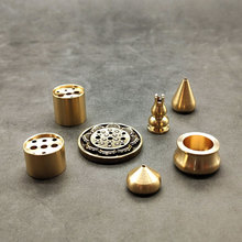 家用纯铜小葫芦香插底座香炉香道用品九孔线香室内盘香檀香薰批发