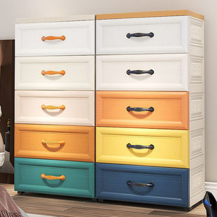 Multi-Layer Plastic Room Home Bedroom Storage Cabinet Storage Cabinet Multi-Functional Drawer Cabinet Storage Cabinet Bedside Table
