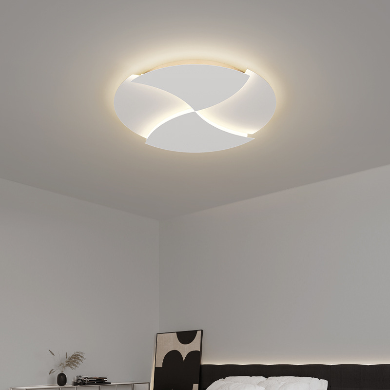 [Selección estricta] lámpara de techo nórdica diseño geométrico rectangular lámpara de vestíbulo moderna y simple lámpara de estudio personalizada