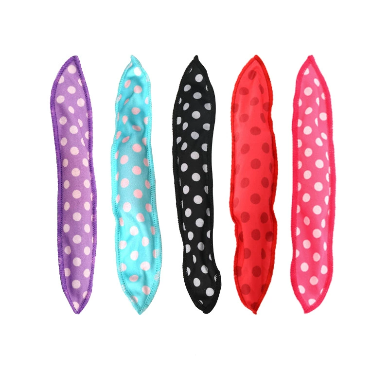 Amazon hot -selling pear blossom head curls lazy hair volume sponge creative wave dot hair roll sleep magic dry roll