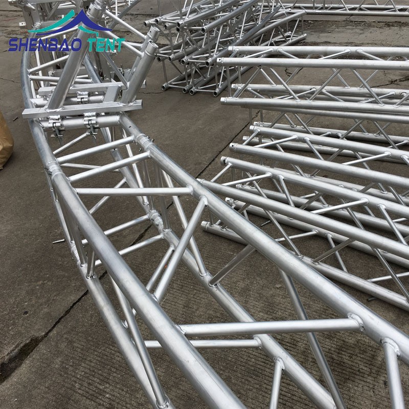 400x400mm弧形插销架 厂家直销舞台演出灯光圆形truss太空龙门架