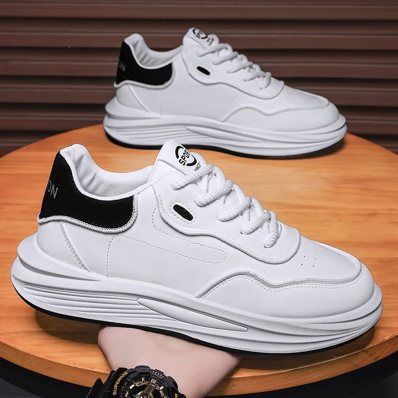 Zapatos de hombre 2026 nuevo otoño ligero zapatos de skate blanco de moda universal ventilador nicho de moda zapatos de moda