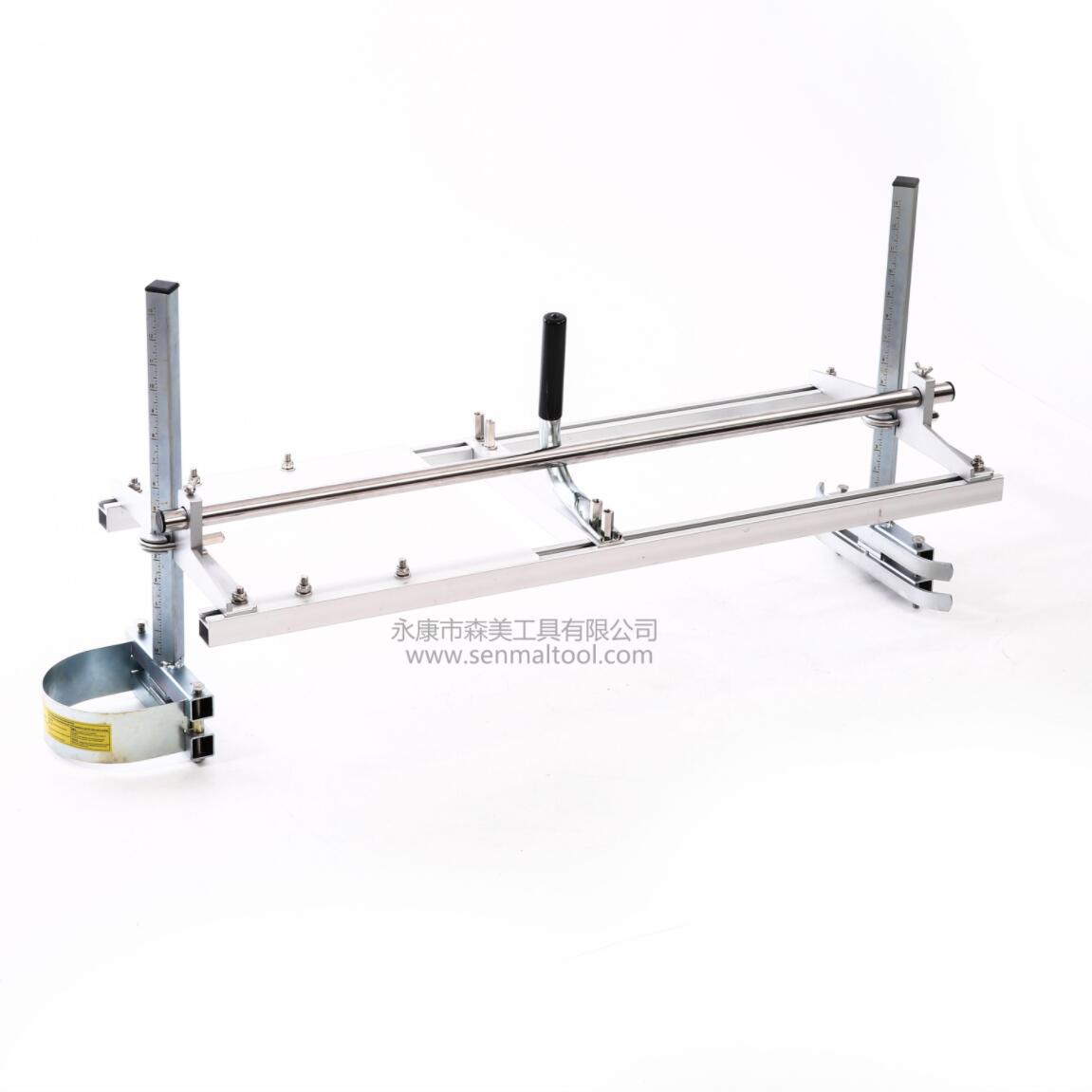 Fabricantes al por mayor estante de aserradero de corte transversal máquina de madera abridor soporte de aserrado motosierra motosierra marco de placa abierta