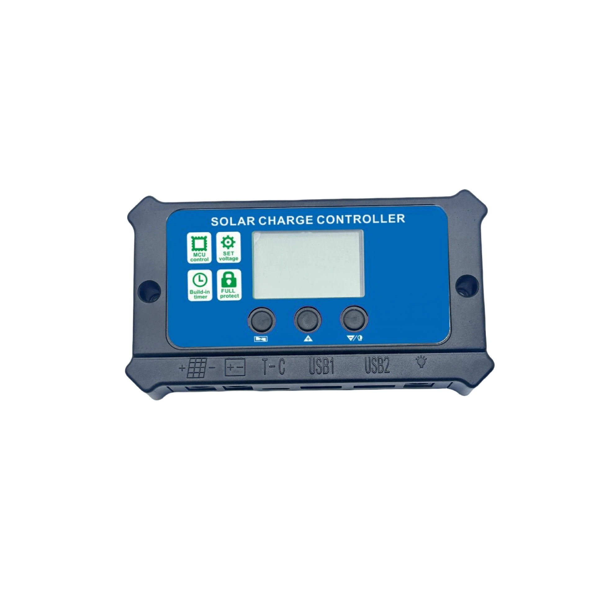 Новый солнечный контроллер с быстрой зарядкой MPPT, двойная розетка USB с портом постоянного тока для простой установки и использования, стабилизация напряжения зарядки