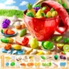 Strawberry, set, internet celebrity, 24 pieces