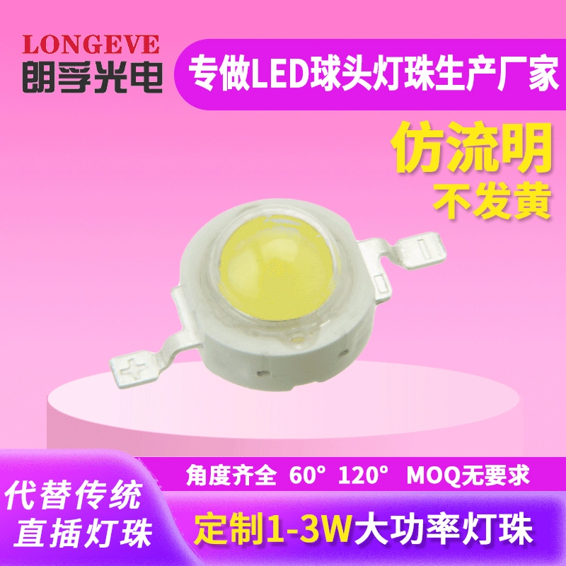 Светодиод Juguangpurui, ультраяркий белый свет, 3 Вт, высокомощный, имитация люминесцентных ламп, красный, зеленый, синий, желтый, фиолетовый свет, инфракрасный светодиод-патч