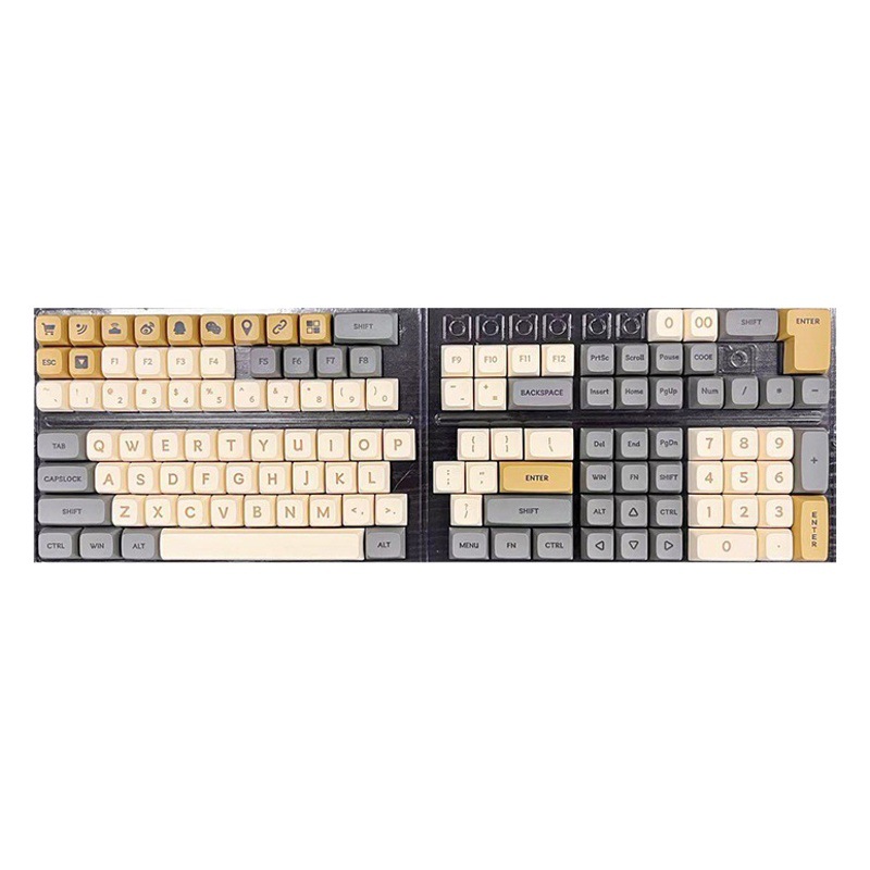 Shimmer XDA altamente sublimación personalidad clave Cap PBT material opaco Teclado mecánico tapa pequeño conjunto completo en caja