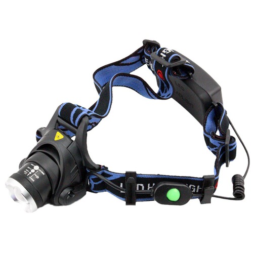 Cross-border T6/U2 three-switch LED bright headlight telescopic zoom charging long-range work light home light