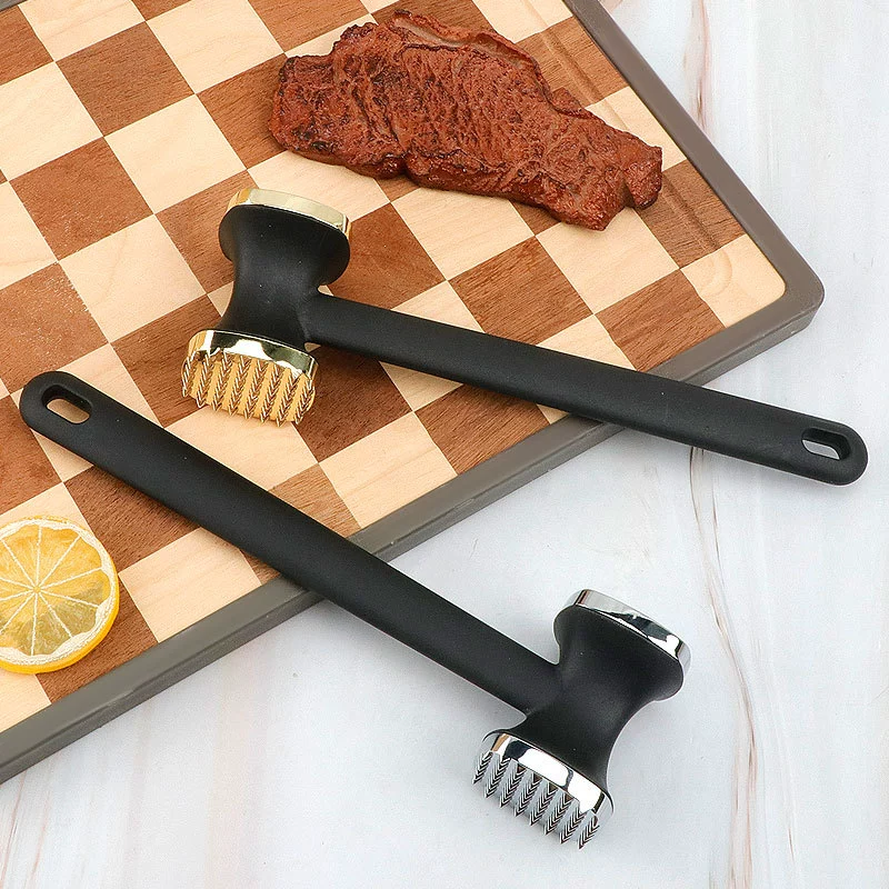 Молоток для размягчения мяса из алюминиевого сплава, молоток для размягчения мяса, бытовой двусторонний молоток для мяса, молоток для мяса из нержавеющей стали