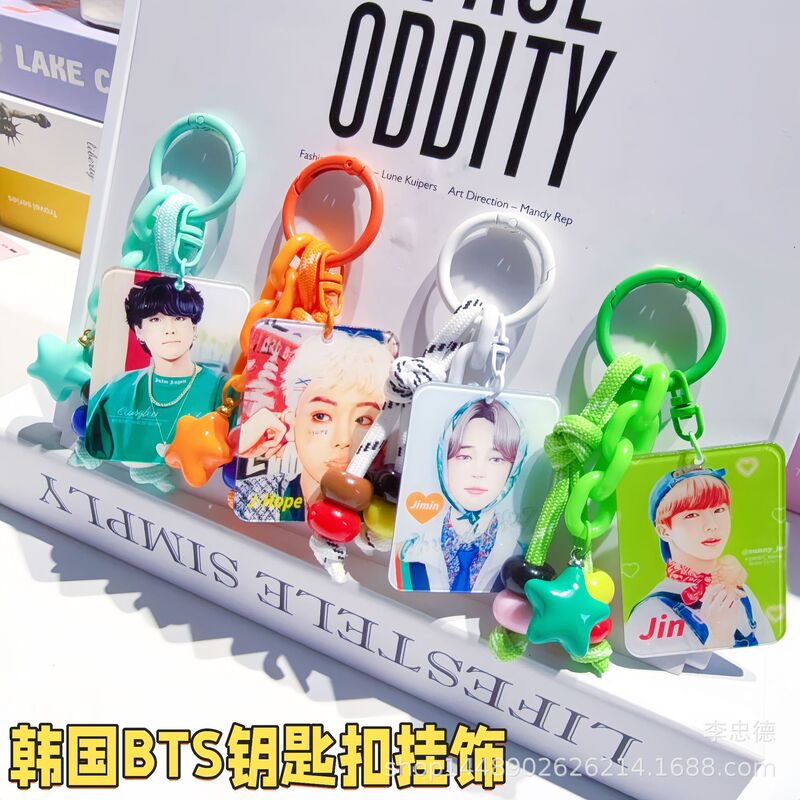 Korean Celebrity Bts Bangtan Boys Pendant Kim Taehyung Kim Namjoon Jung Hoseok Bag Keychain Accessory