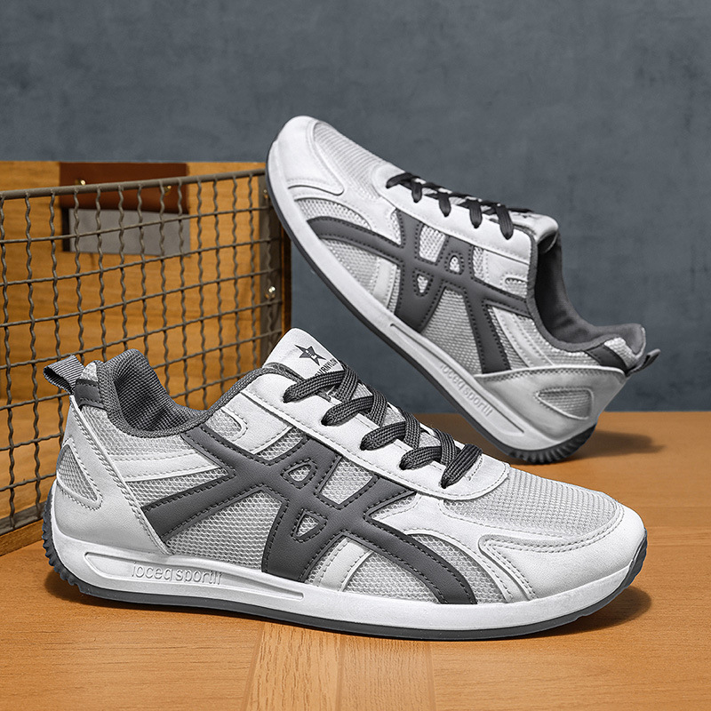 Zapatos de hombre 2026 verano respirable malla gruesa zapatos de padre ligero versátil zapatos de moda zapatos casuales