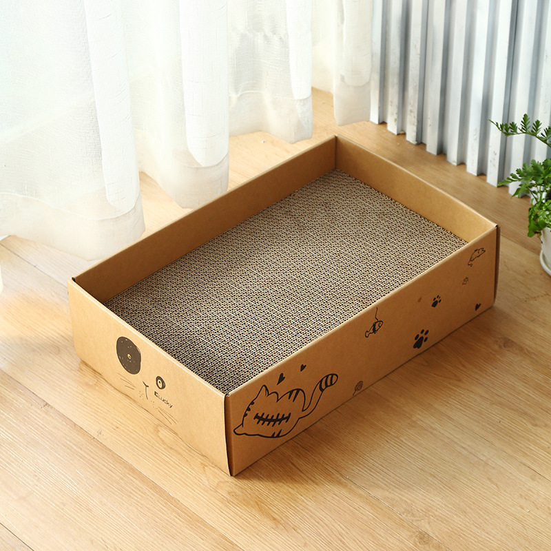 收纳盒猫抓板加大号猫窝替芯可换耐抓耐磨不易掉屑猫抓板日韩批发|undefined