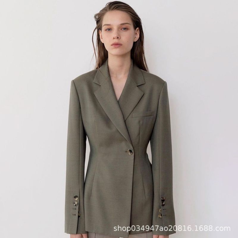 Elb*Rn High-Definition Waisted Small Suit Designer 2025 Spring & Fall Cold Style High-End Style Work Clothing Sun Protection Jacket Elb*Rn High-Definition Waisted Small Suit Designer 2025 Spring & Fall Cold Style High-End Style Work Clothing Sun Protection Jacket