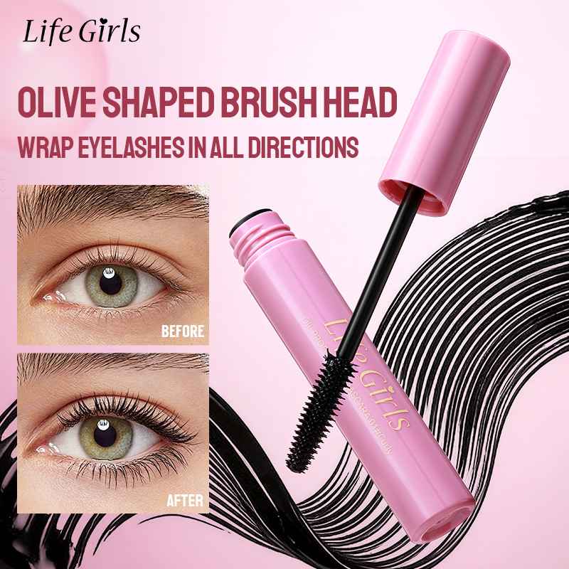 Life Girls OIL PROOF CURL MASCARA máscara de color transfronterizo maquillaje exclusivo para el mayorista de fabricantes