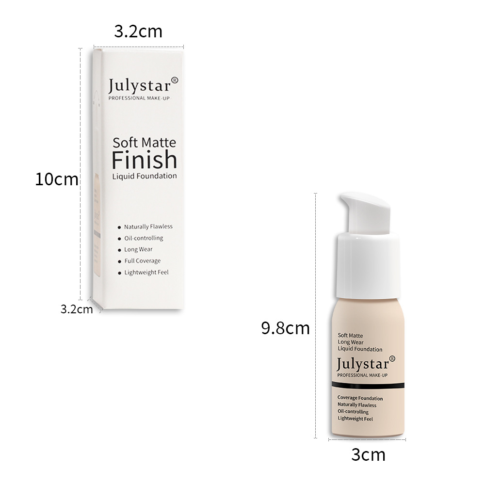 Oil control make-up creme concealer langtidsholdbar makeup flydende foundation_voghion.com