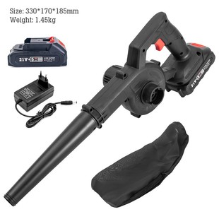 Rechargeable hair dryer leaf blower household blowing and absorbing ash cleaner industrial dust collector high-power lithium electric blower